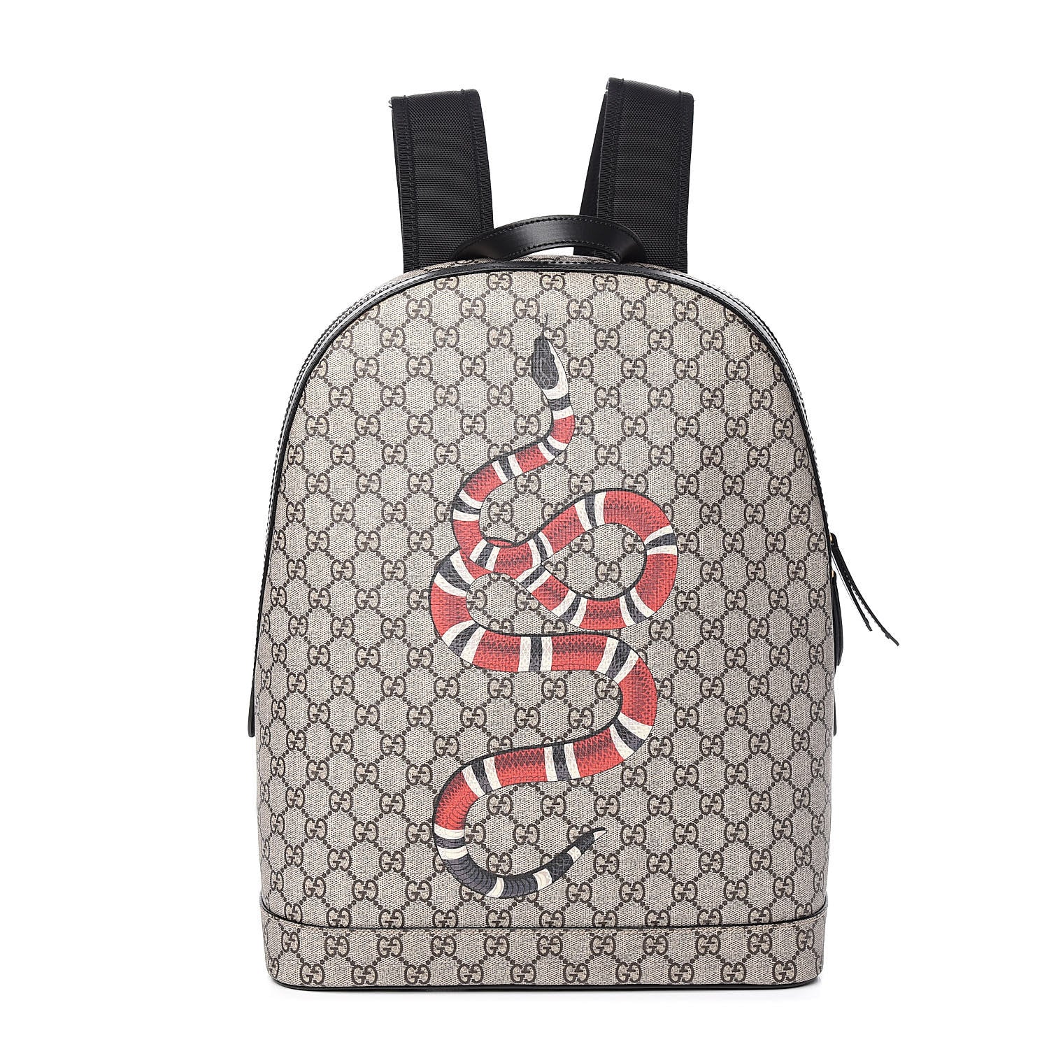 Gucci GG Supreme Monogram Kingsnake Dome Backpack 1 of 10