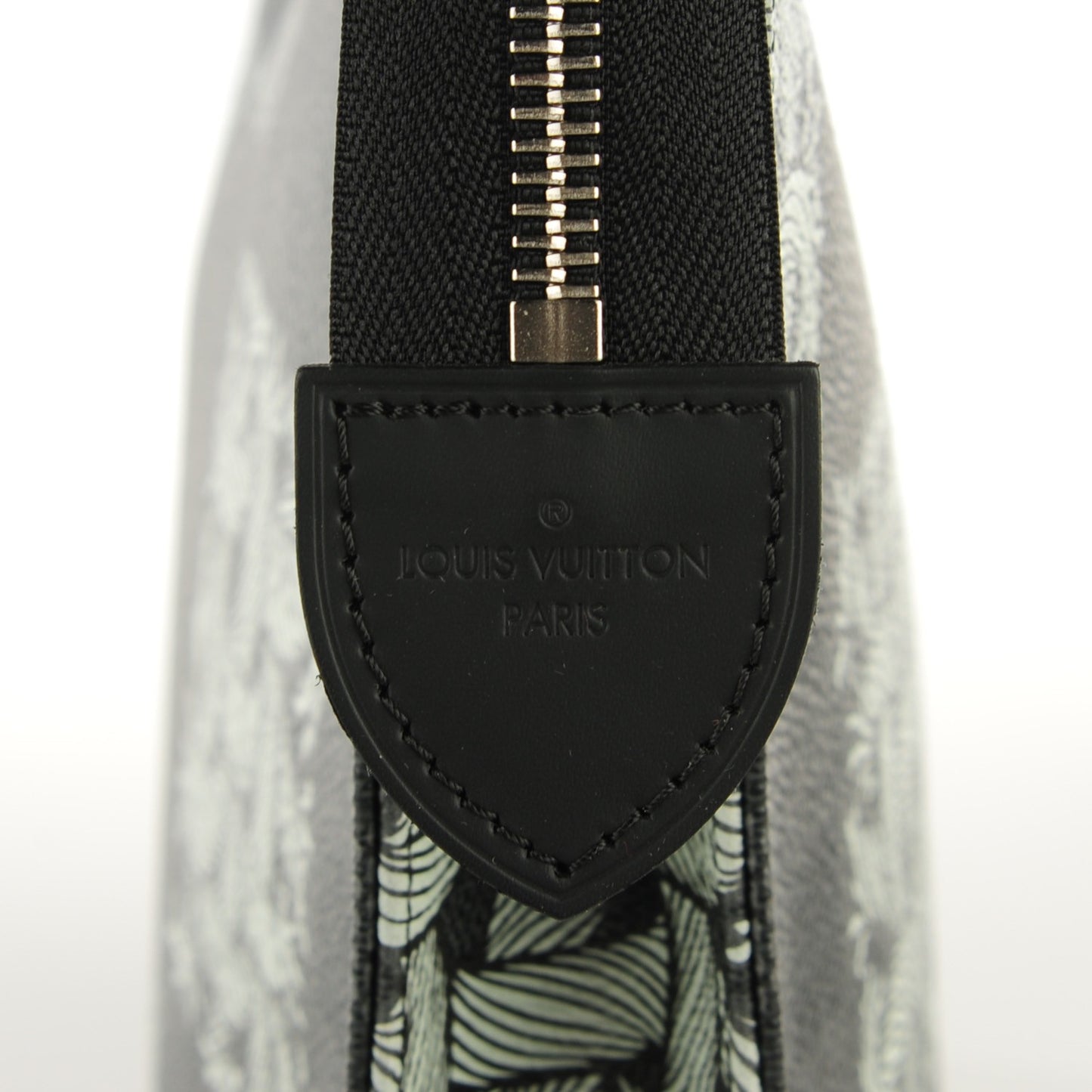 Damier Graphite Rope Pochette Voyage White