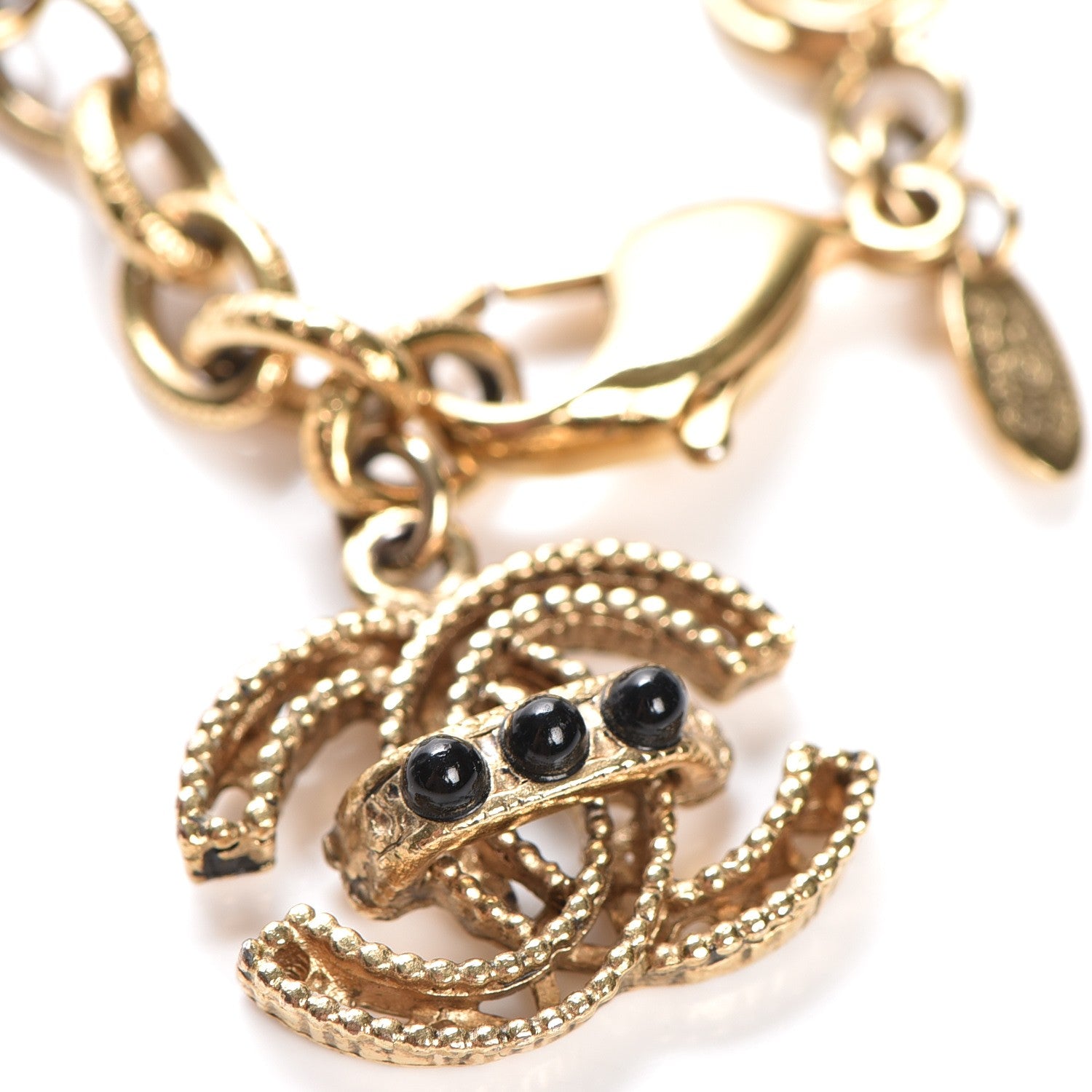 Chanel CC Chain Bracelet Gold 5 of 6