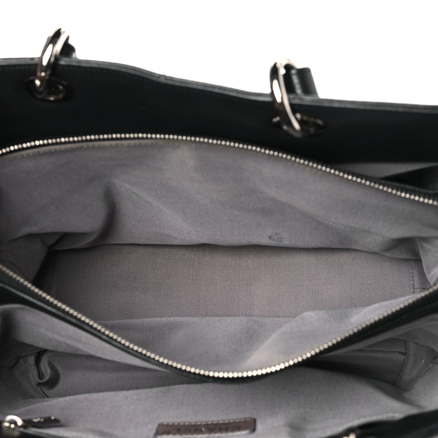 Chanel Soft Caviar Quilted CC Timeless Tote Black 4 of 7