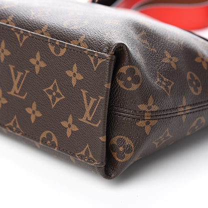 Louis Vuitton Monogram Tuileries Besace Caramel Rouge 7 of 8