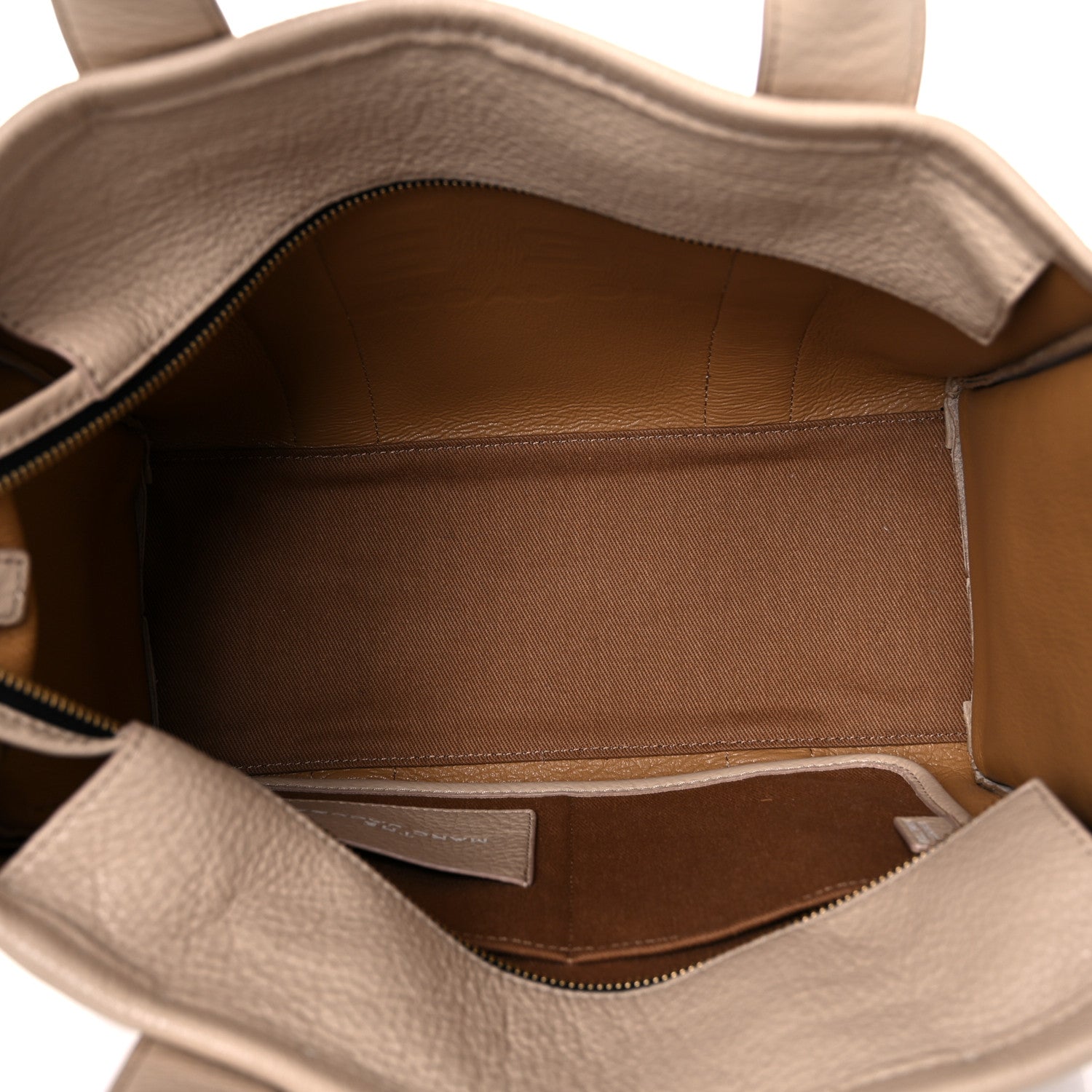 Marc Jacobs Grained Calfskin Medium The Tote Bag Twine 5 of 11