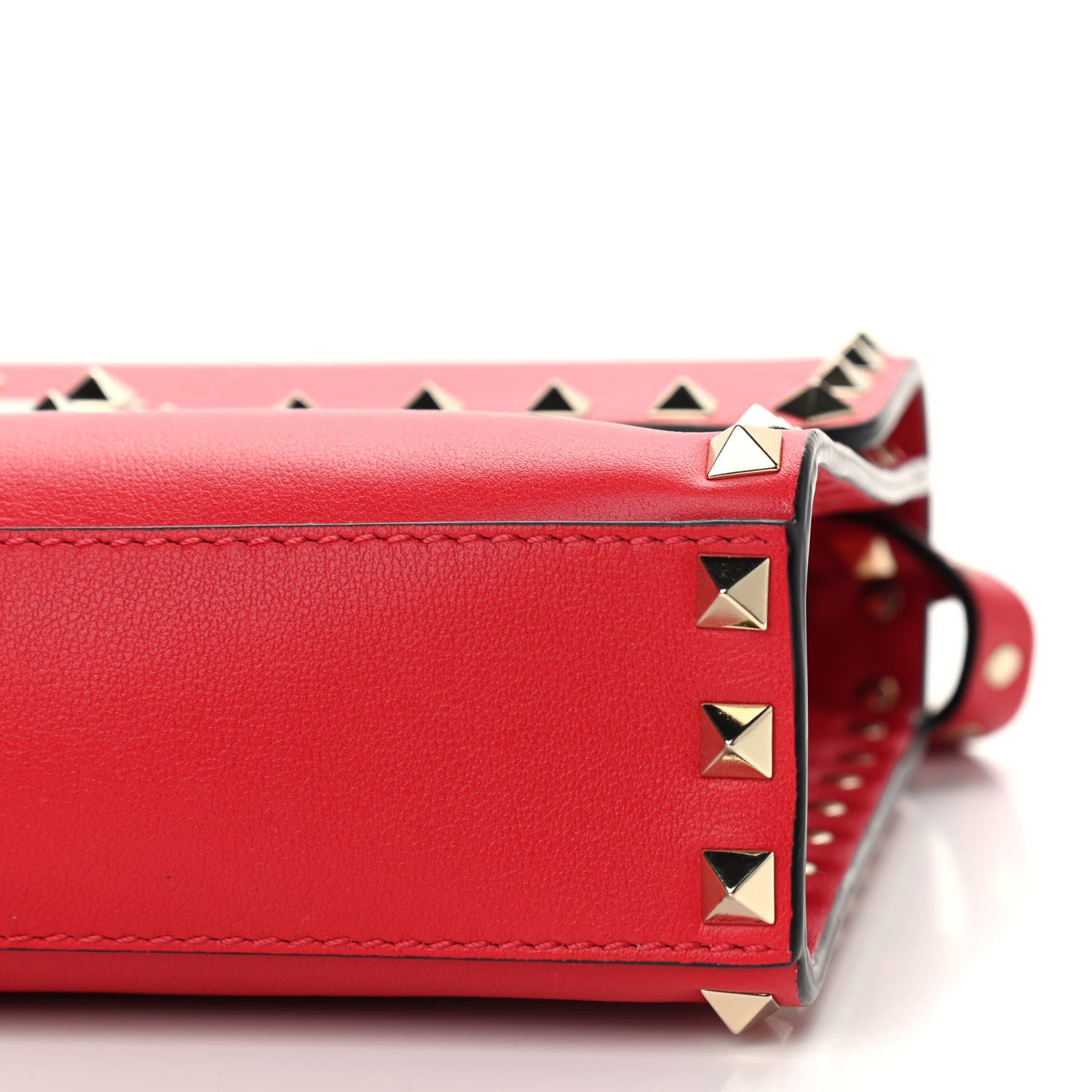 Valentino Garavani Vitello Medium Rockstud Flip Lock Crossbody Bag Rouge Pur 6 of 7