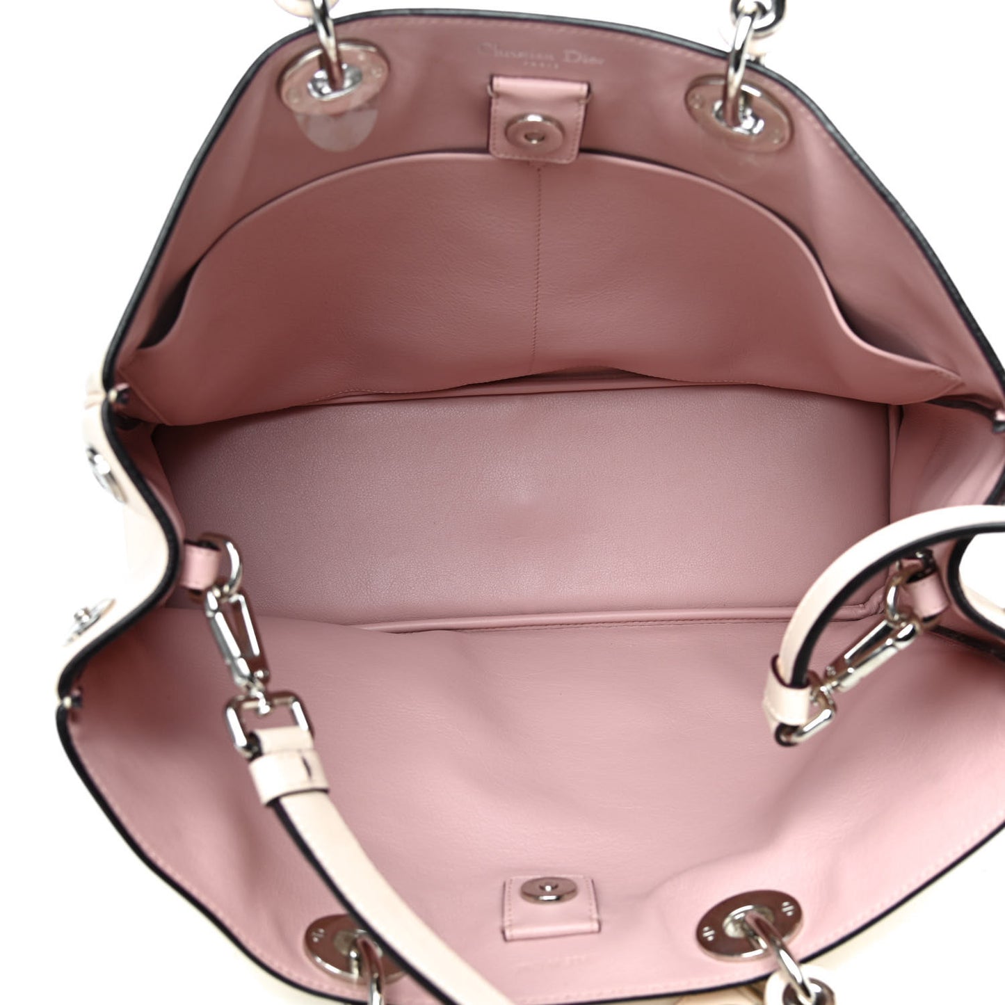 Smooth Calfskin Large Diorissimo Tote Beige