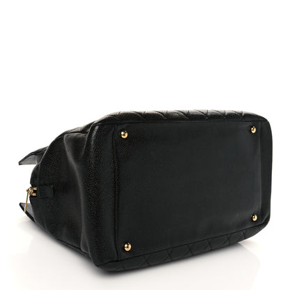 Chanel Caviar Quilted Grand Timeless Shopping Tote GTT Black 3 of 8