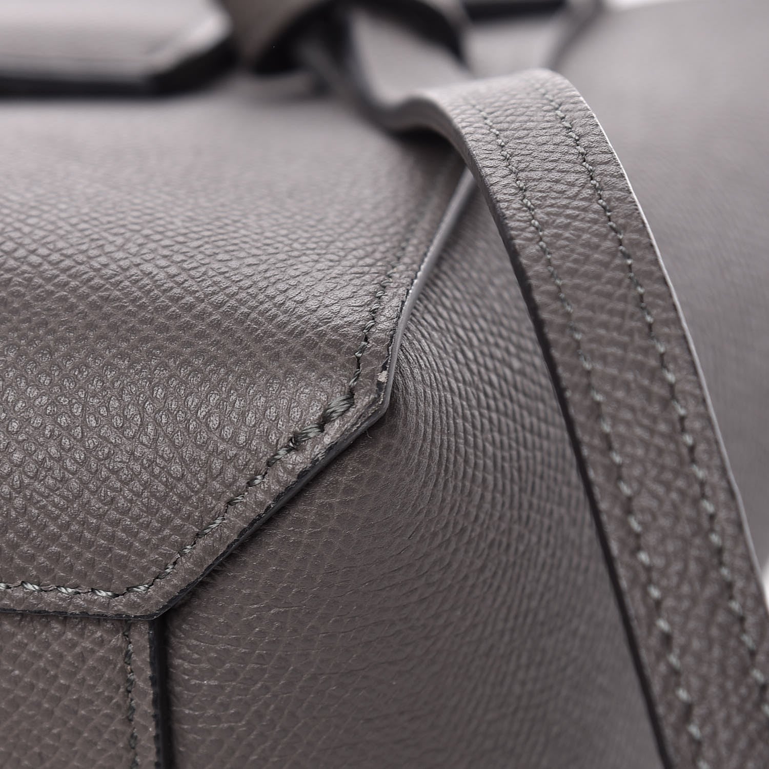 Celine Grained Calfskin Nano Belt Bag Grey 11 of 13
