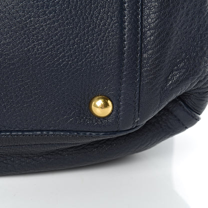 Miu Miu Cervo East-West Flap Satchel Blue 20 of 24