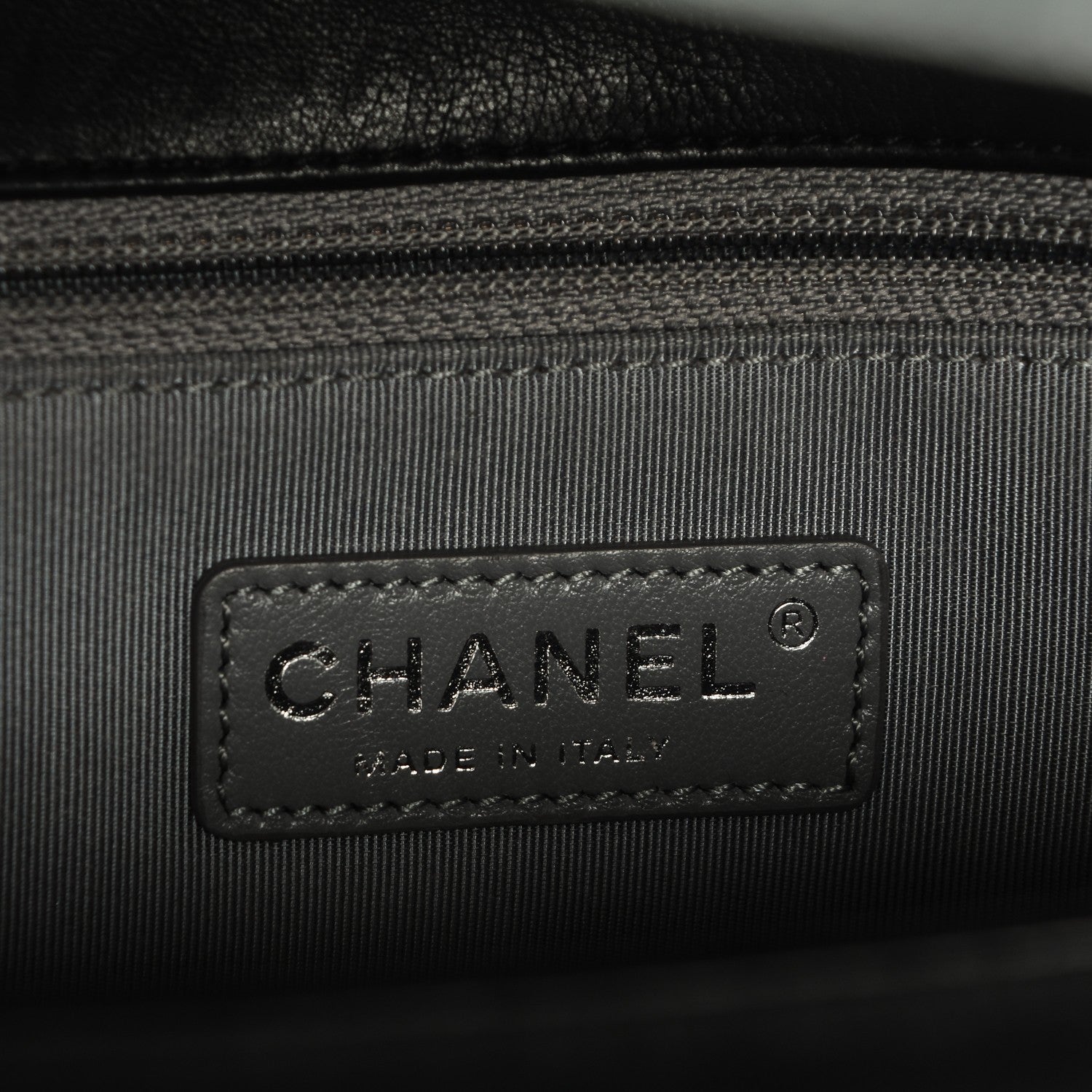Chanel Calfskin Quilted Double Stitch New Medium Boy Flap Black 6 of 7