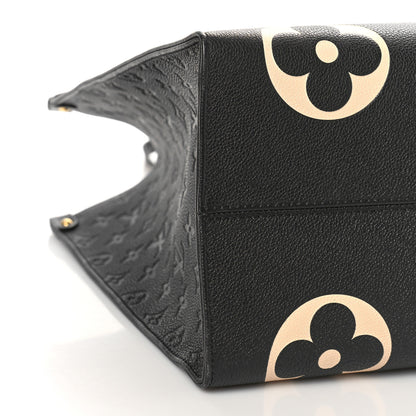Louis Vuitton Empreinte Monogram Giant Crafty Onthego GM Black Creme 7 of 9