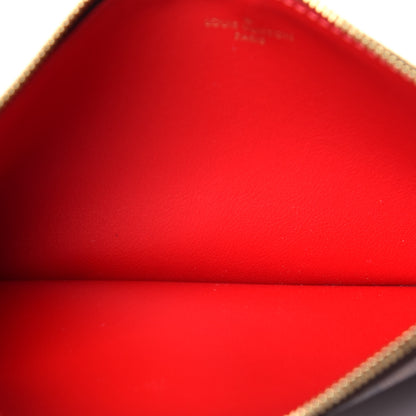 Louis Vuitton Damier Ebene Felicie Chain Wallet Zippered Insert 5 of 10