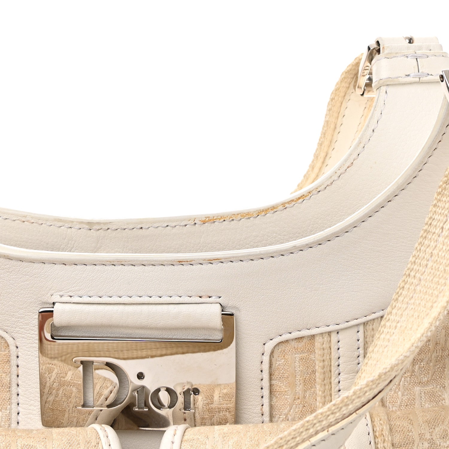 Christian Dior Monogram Pocket Satchel Beige 11 of 18