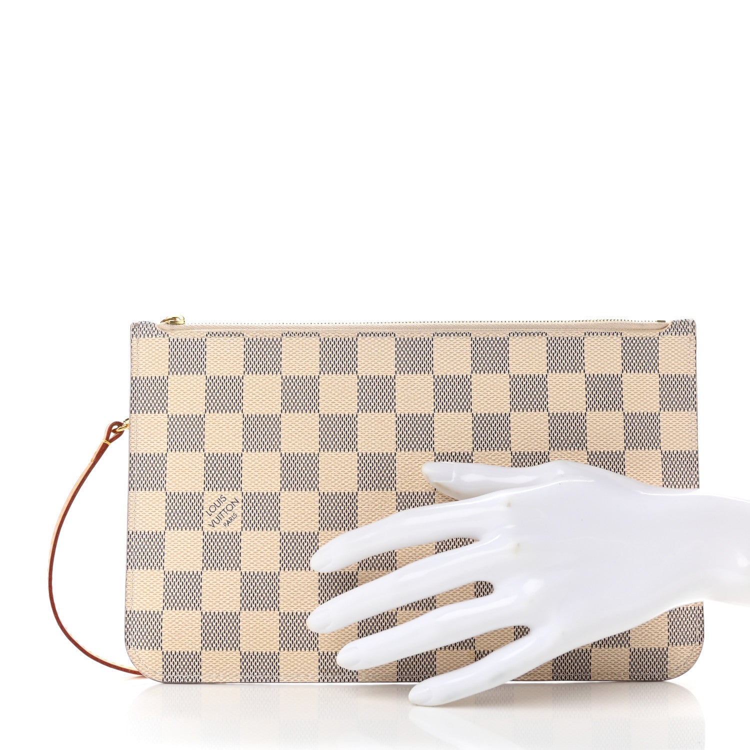 Louis Vuitton Damier Azur Neverfull MM GM Pochette 2 of 8