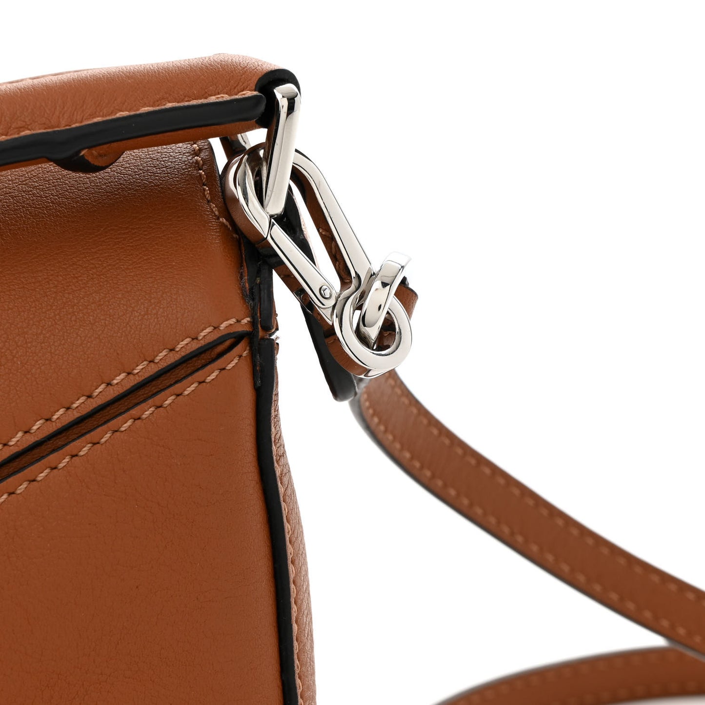 Calfskin Mini Puzzle Bag Tan