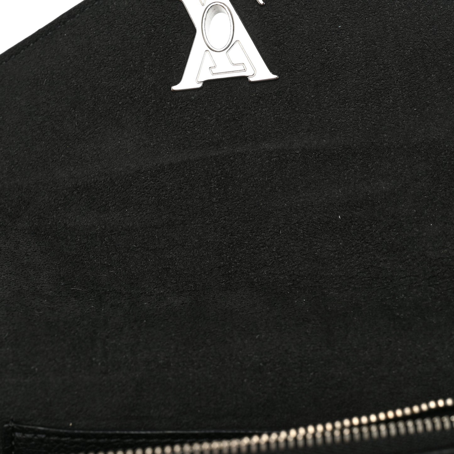 Soft Calfskin My Lockme Chain Pochette Black