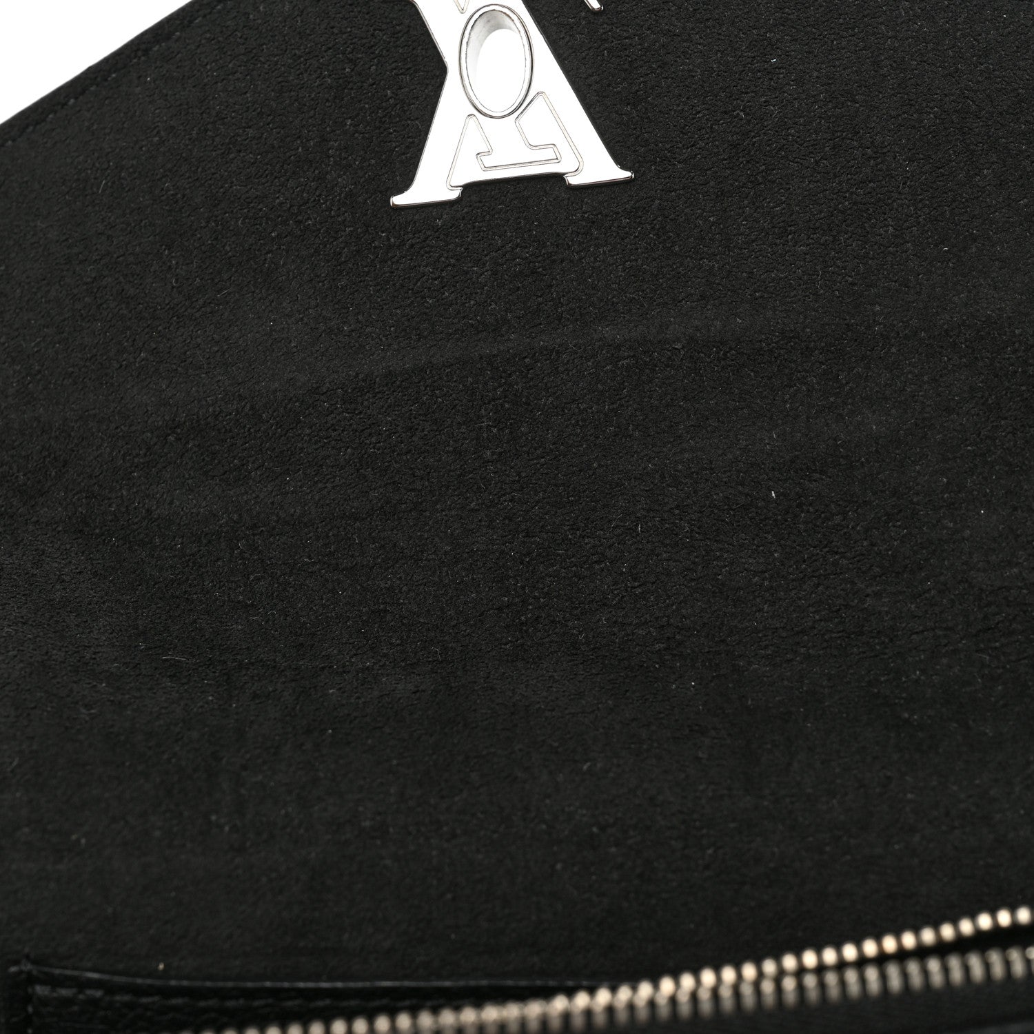 Louis Vuitton Soft Calfskin My Lockme Chain Pochette Black 9 of 9