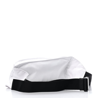 Prada Tessuto Nylon Montagna Belt Bag White 2 of 5