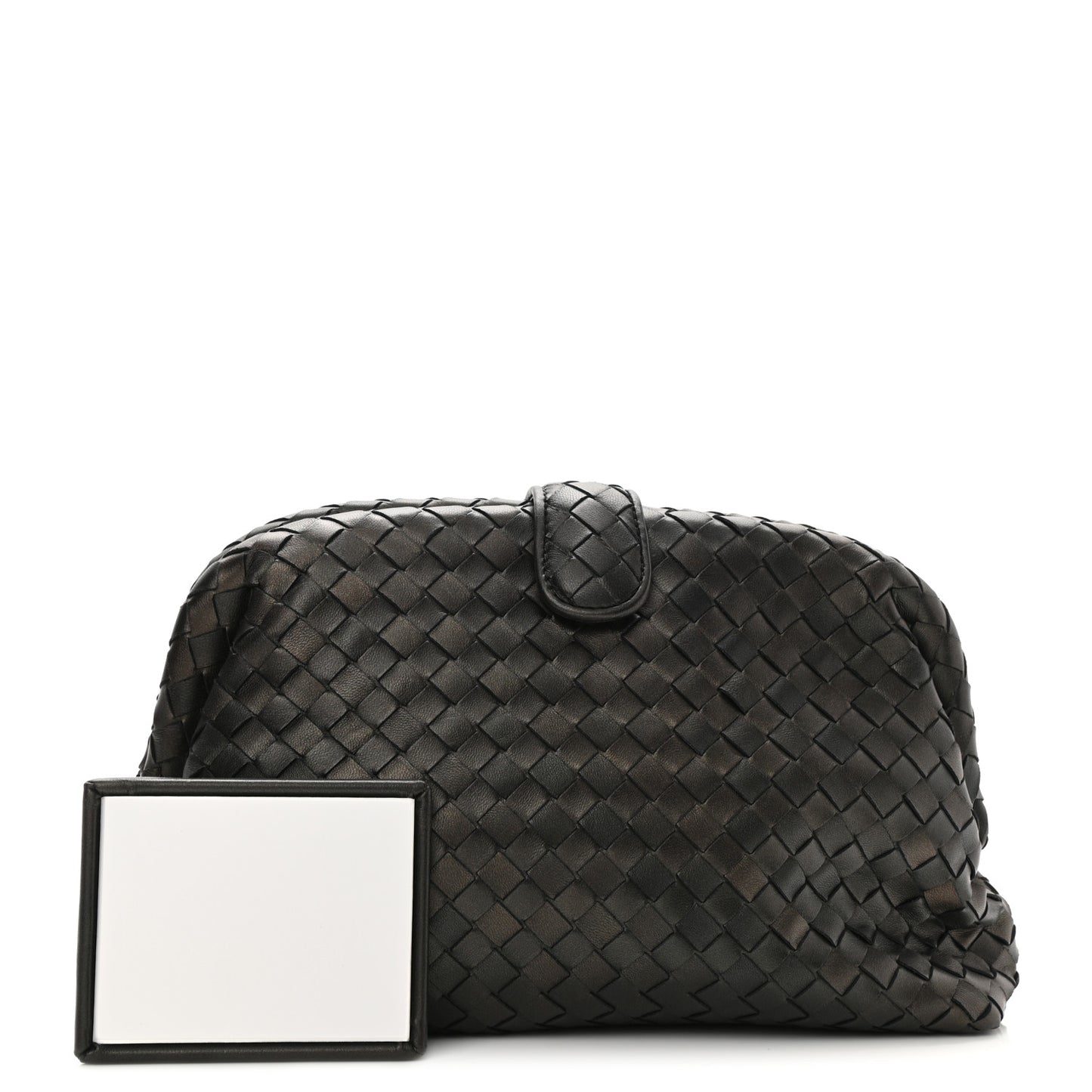 Nappa Intrecciato The Lauren 1980 Clutch Dark Bronze