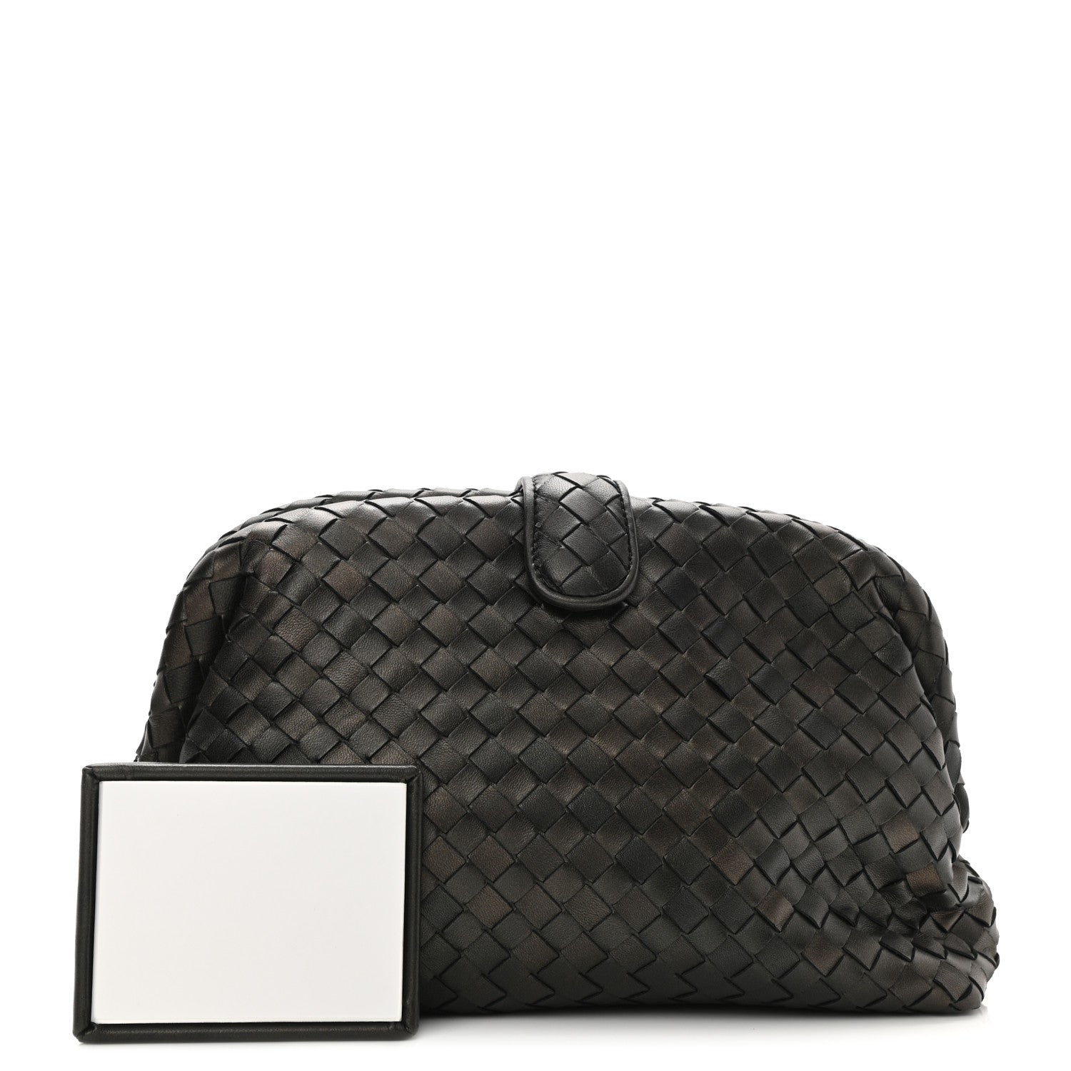 Bottega Veneta Nappa Intrecciato The Lauren 1980 Clutch Dark Bronze 1 of 8