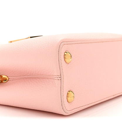 Louis Vuitton Taurillon Resin Murano Capucines BB Rose Jasmin 9 of 10