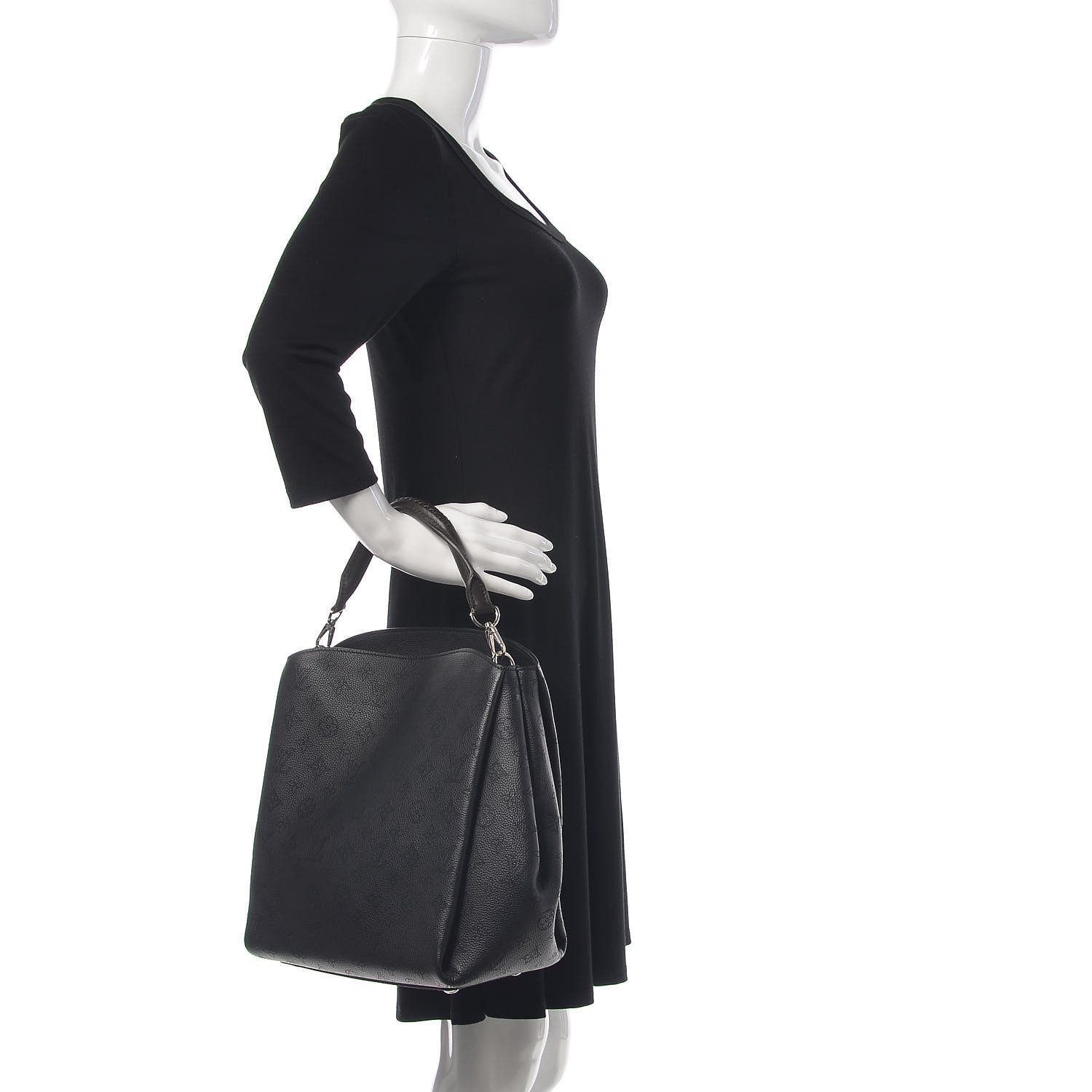 Louis Vuitton Mahina Babylone PM Black 3 of 23