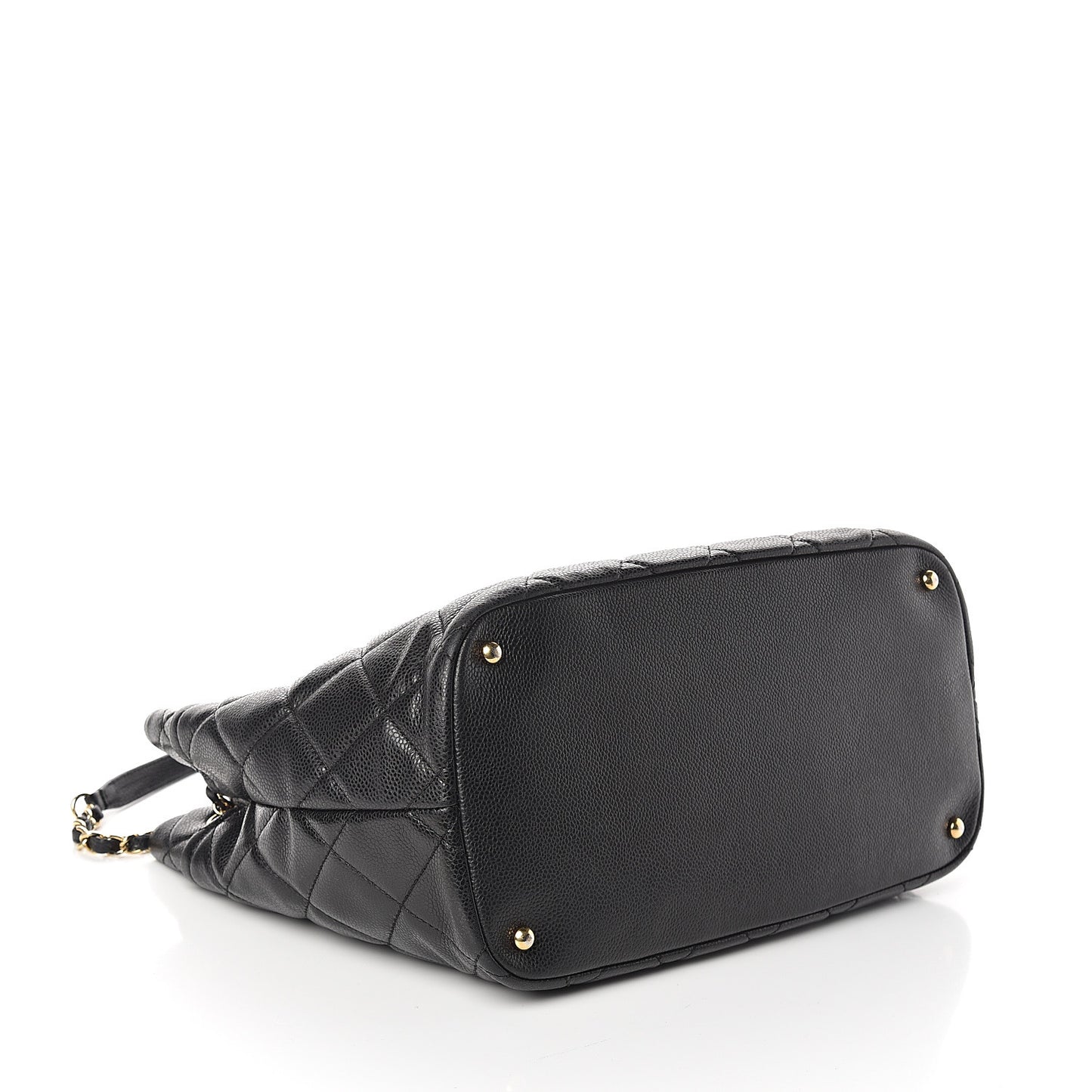 Caviar Quilted Timeless CC Soft Tote Black