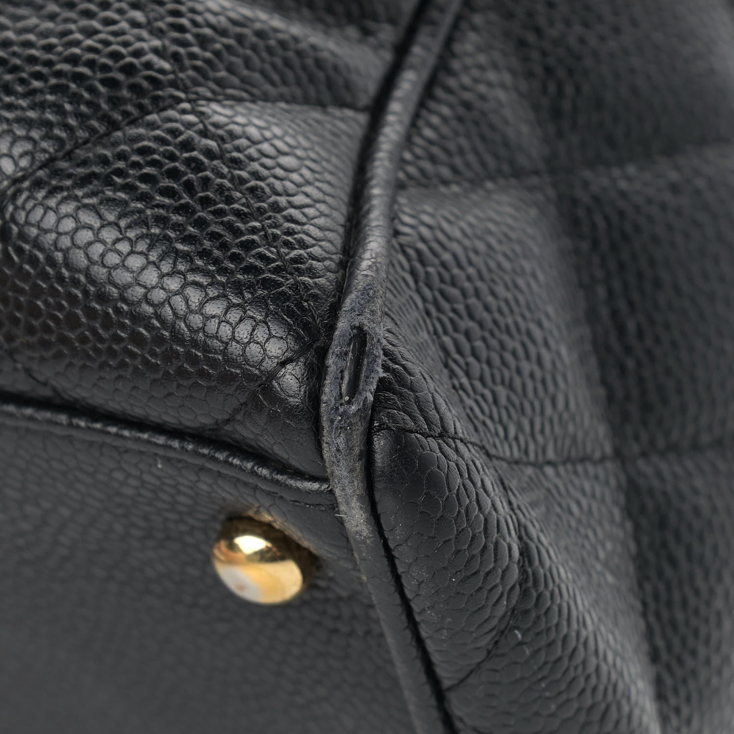 Chanel Caviar Quilted Large Bowler Black 11 of 15