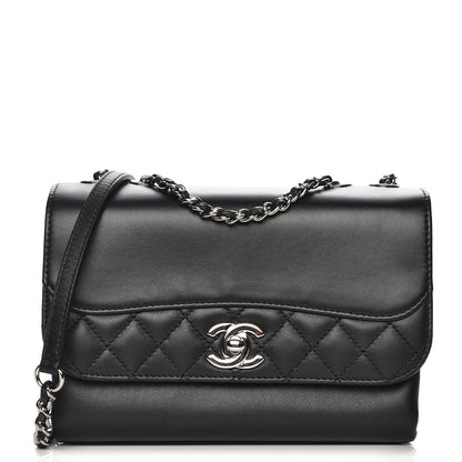 Chanel Calfskin Mini Tramezzo Flap Black 1 of 7