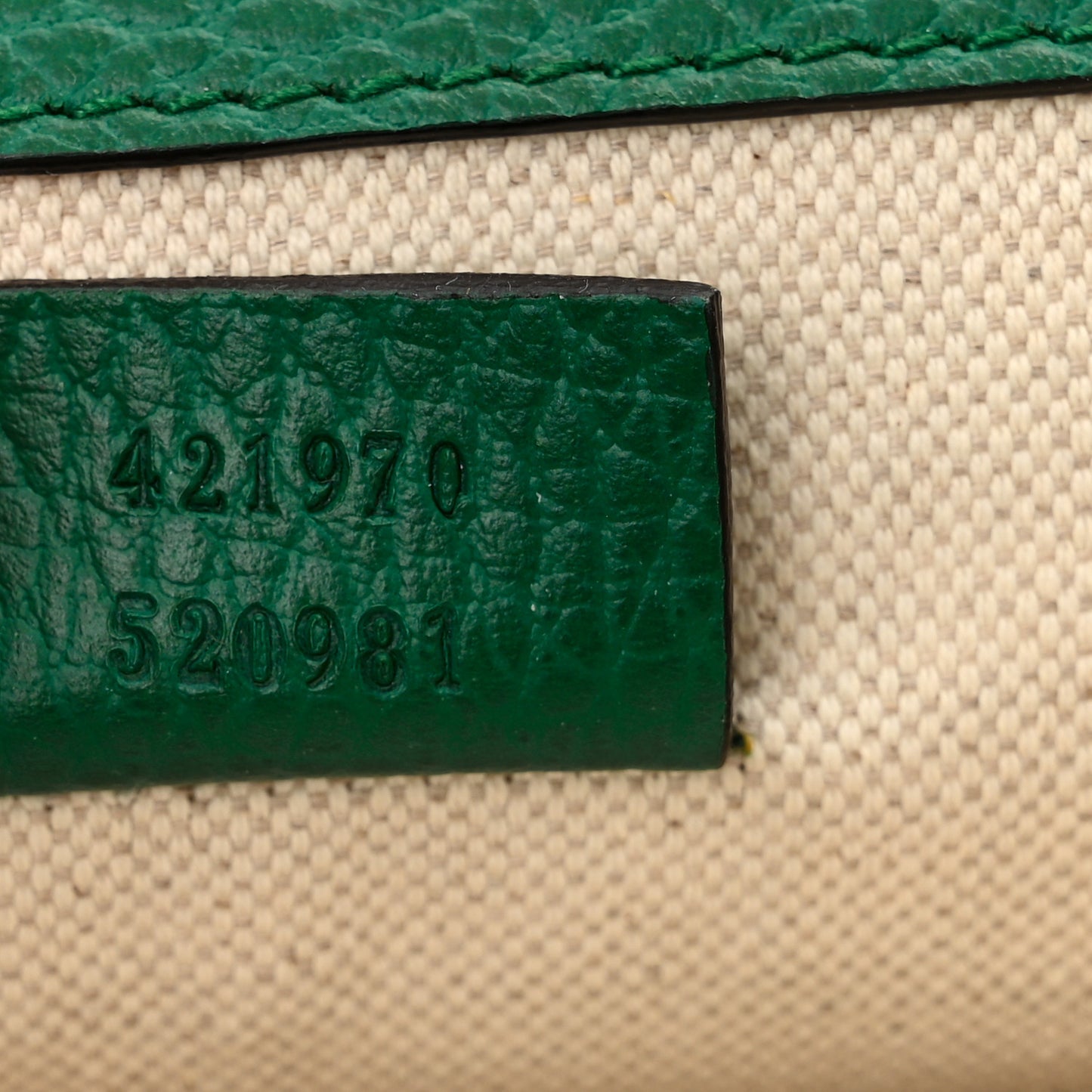 Calfskin Mini Dionysus Shoulder Bag Emerald
