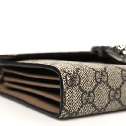 Gucci GG Supreme Monogram Mini Dionysus Chain Wallet Beige Taupe 9 of 11