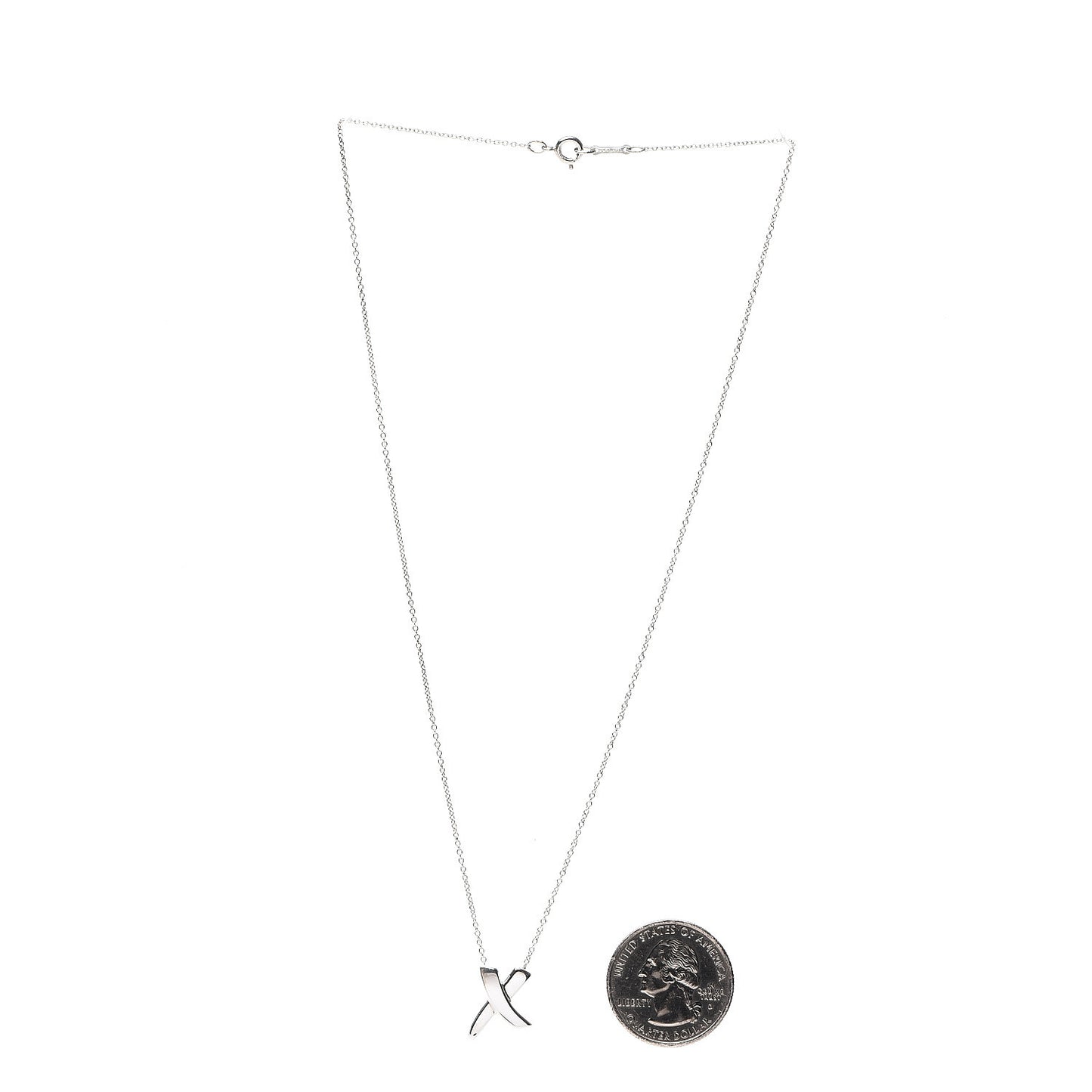 Sterling Silver Paloma Picasso Graffiti X Pendant Necklace