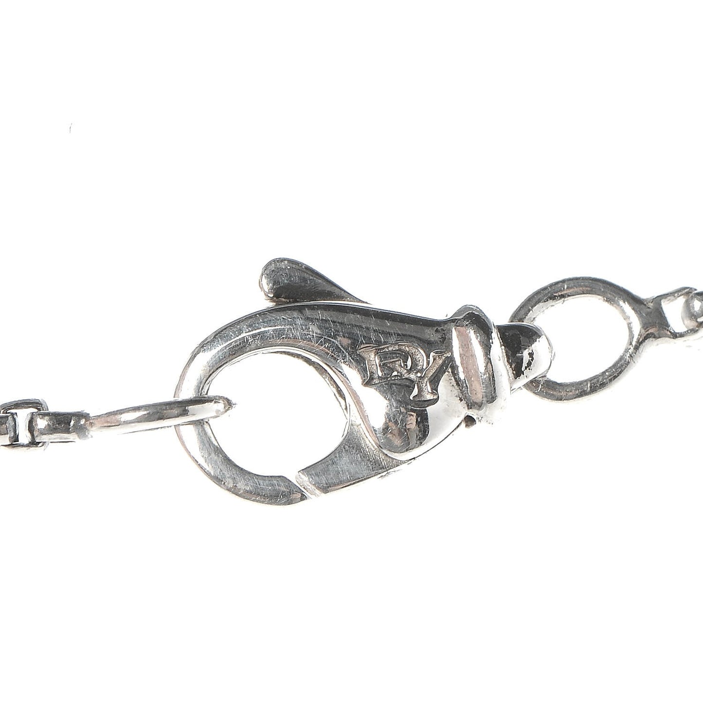 Sterling Silver Black Onyx Black Diamond Small Dog Tag Necklace