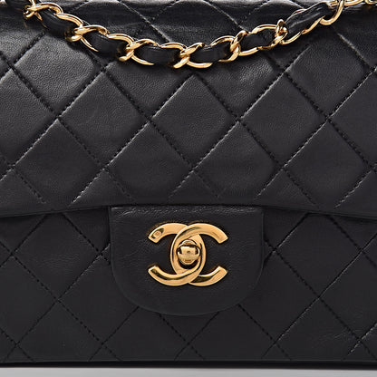 Chanel Lambskin Quilted Small Double Flap Black 12 of 12