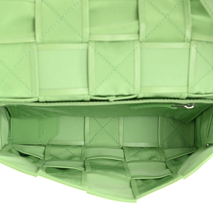 Bottega Veneta Calfskin Maxi Intreccio Cassette Crossbody Bag Pistachio 5 of 12