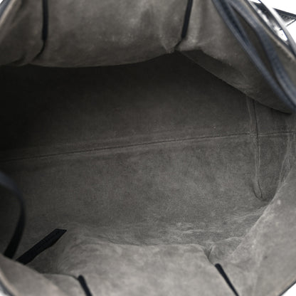 Bottega Veneta Calfskin Intrecciato Pinacoteca Reversible Tote Midnight Basalt 6 of 12