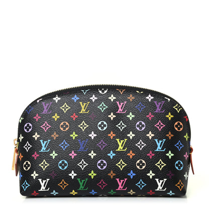 Louis Vuitton Monogram Multicolor Cosmetic Pouch Black Grenade 1 of 4
