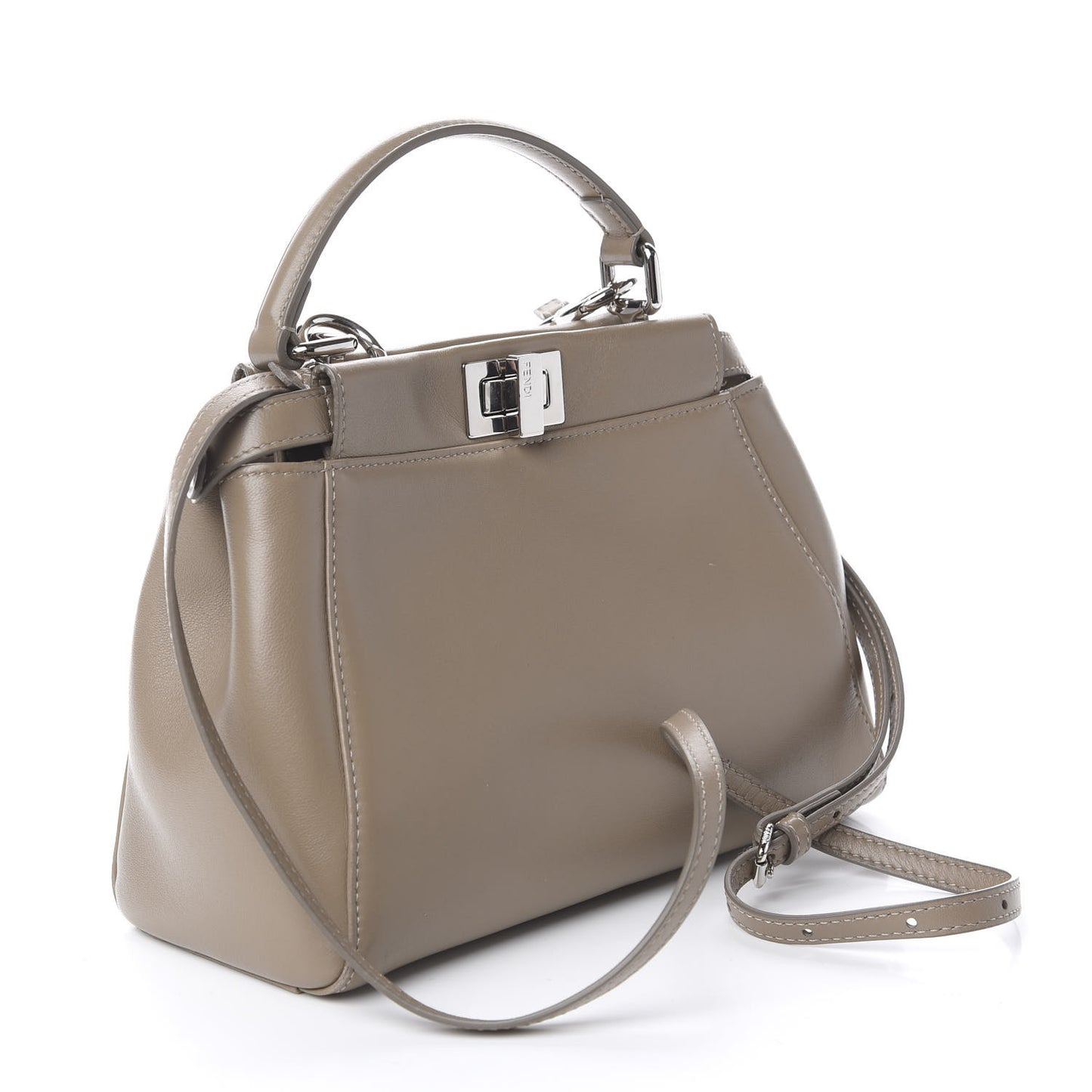 Nappa Mini Peekaboo Iconic Satchel Tortora
