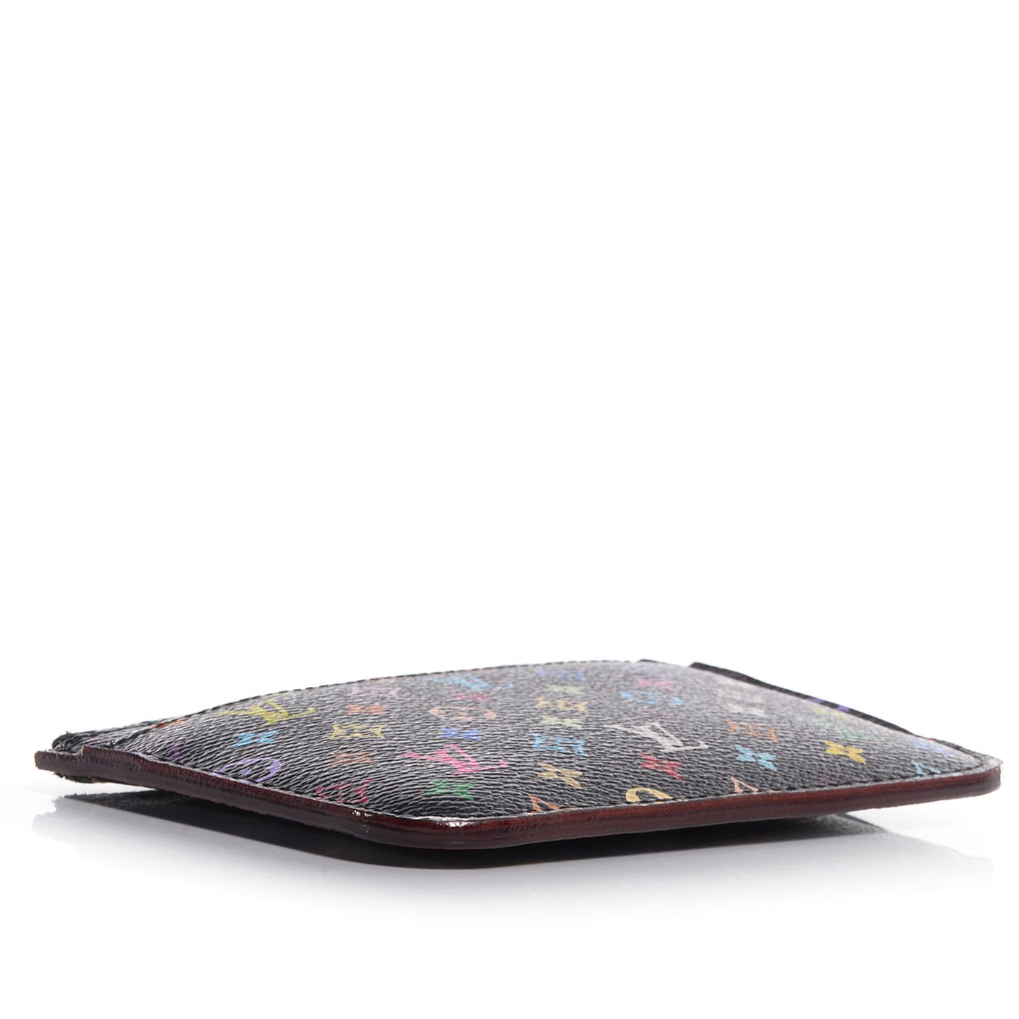Monogram Multicolor Key Pouch Black Violet