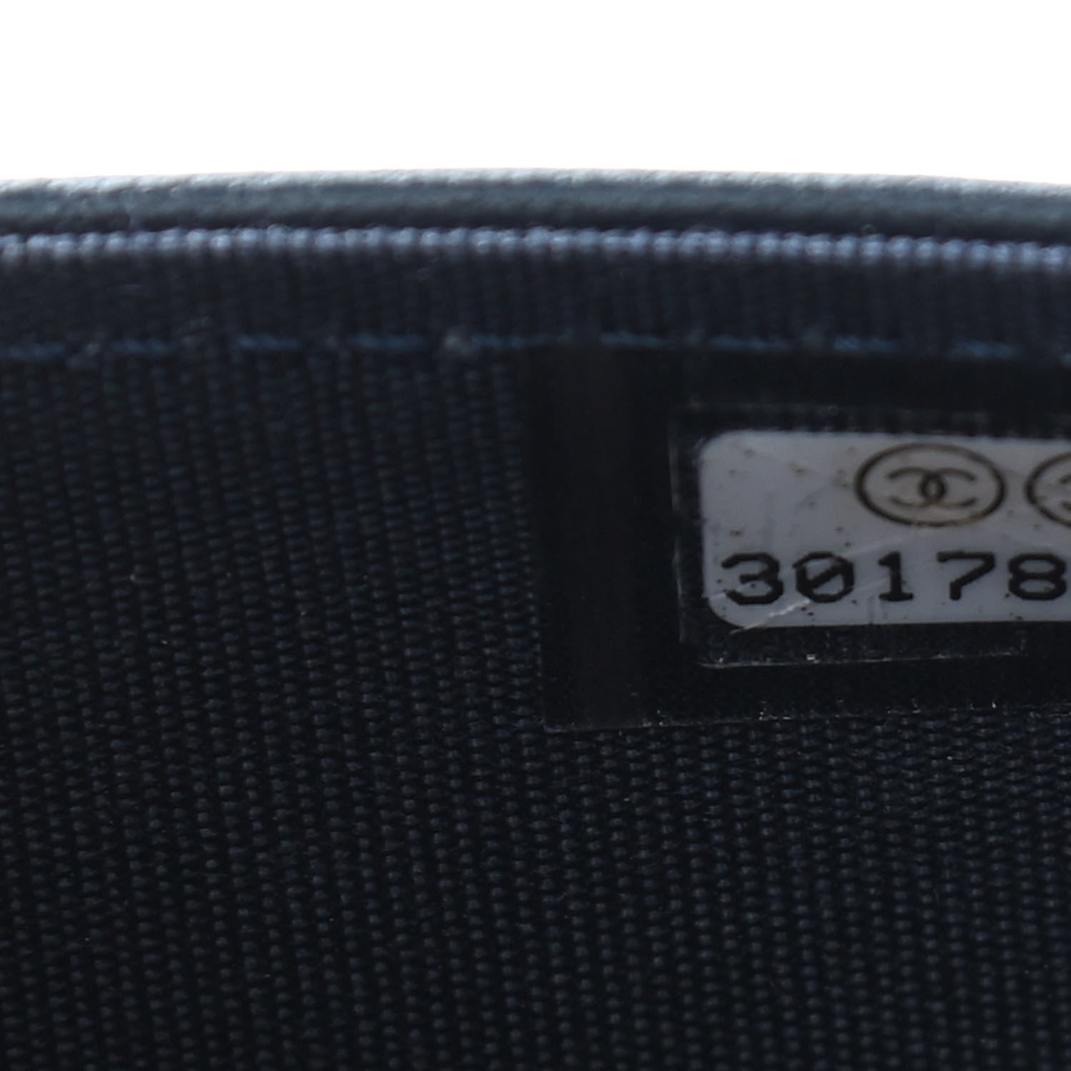 Chanel Caviar Quilted Boy Wallet On Chain WOC Navy 10 of 12