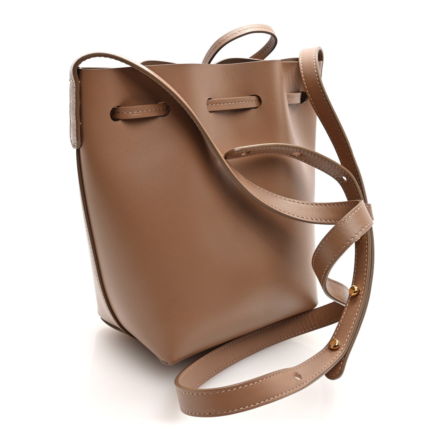 Mansur Gavriel Calfskin Mini Mini Bucket Bag Biscotto 3 of 9