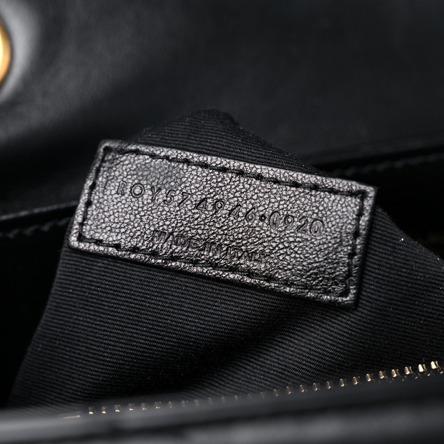 Saint Laurent Calfskin Y Quilted Monogram Medium Loulou Chain Satchel Black 8 of 13
