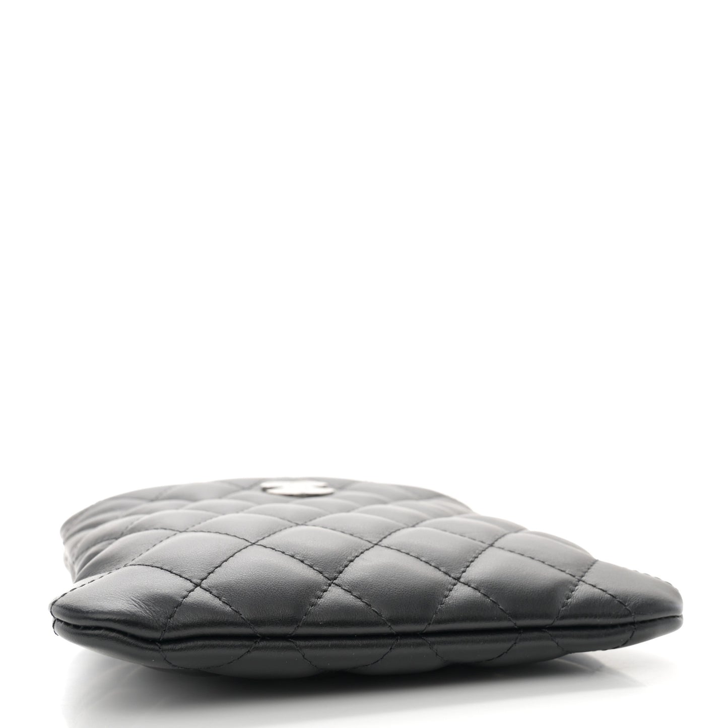 Lambskin Quilted Crossbody Bag Black