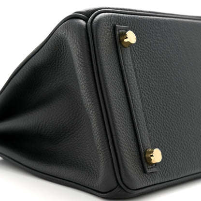 Hermes Togo Birkin 25 Black 8 of 13