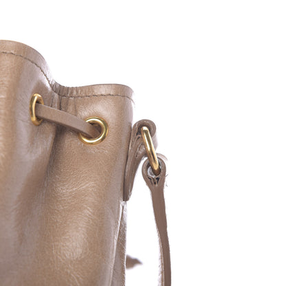 Miu Miu Vitello Shine Bucket Bag Cipria 9 of 14