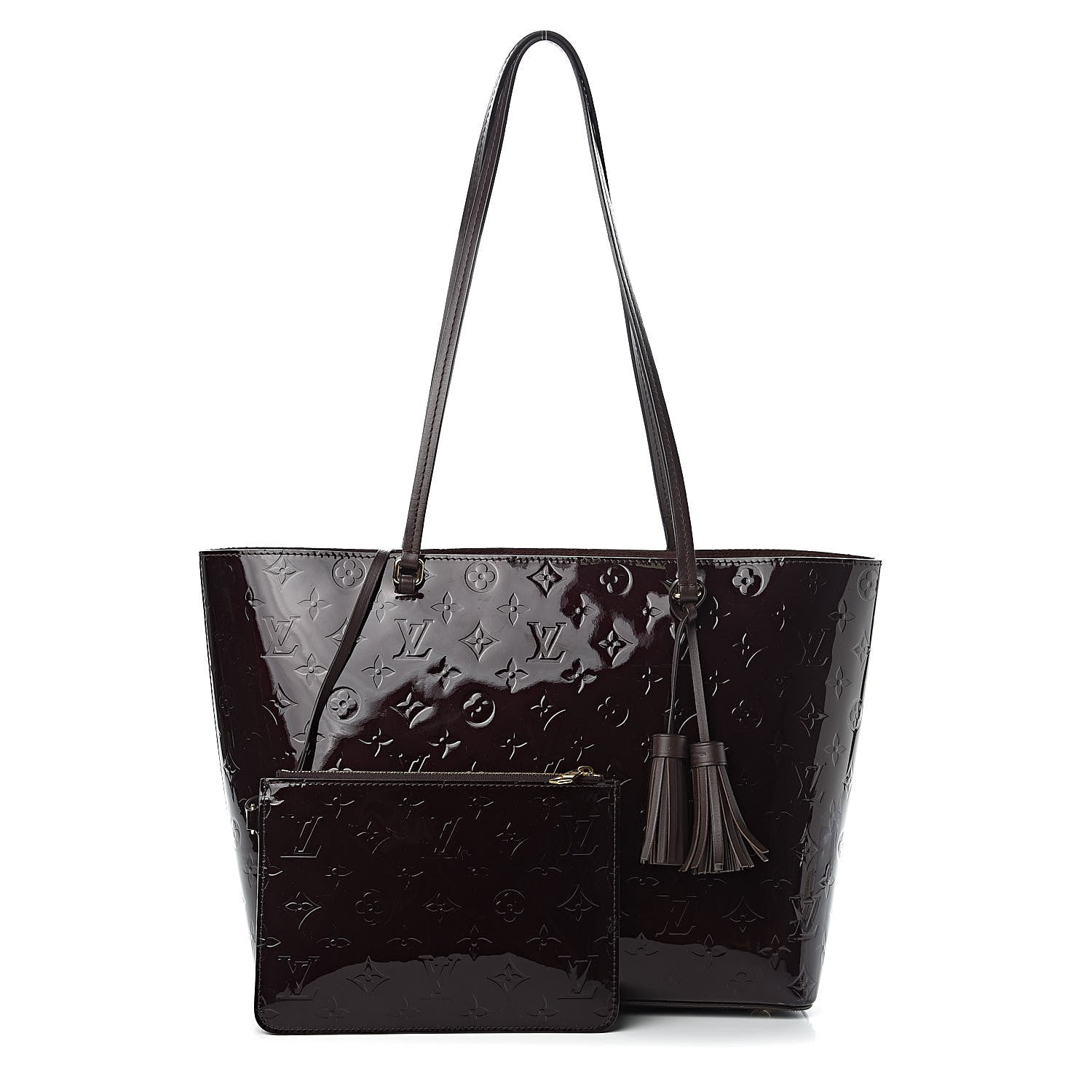 Louis Vuitton Vernis Long Beach MM Amarante 3 of 13