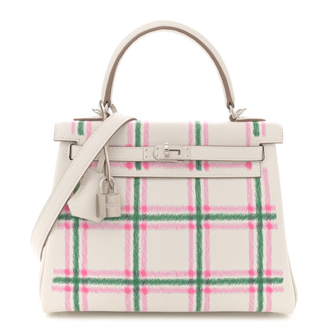 Swift Tartan Kelly Retourne 25 Gris Pale Rose Bubblegum Vert Moyen