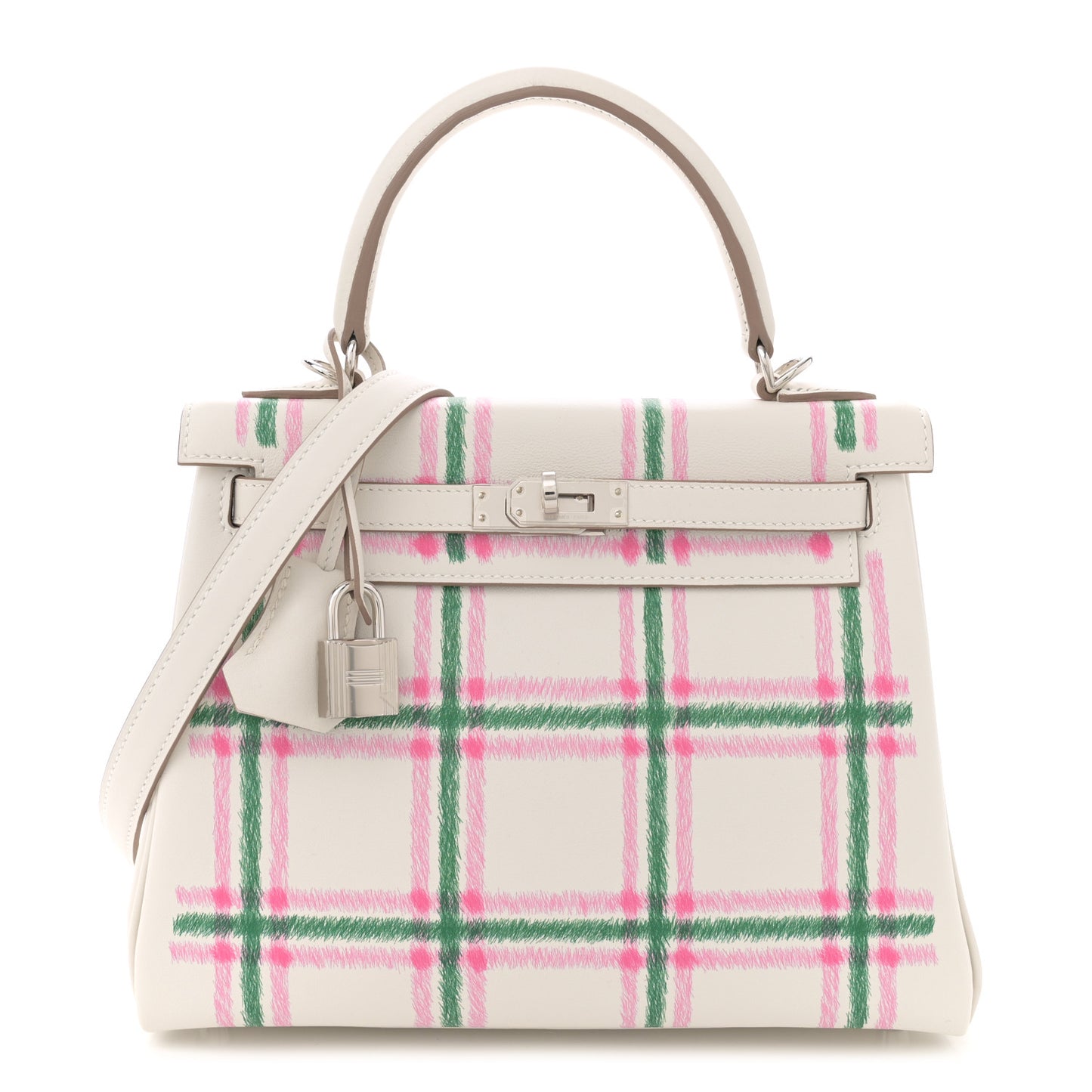 Swift Tartan Kelly Retourne 25 Gris Pale Rose Bubblegum Vert Moyen