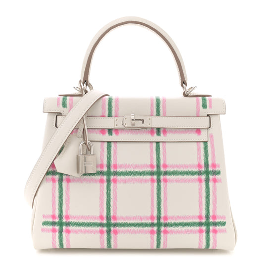 Swift Tartan Kelly Retourne 25 Gris Pale Rose Bubblegum Vert Moyen