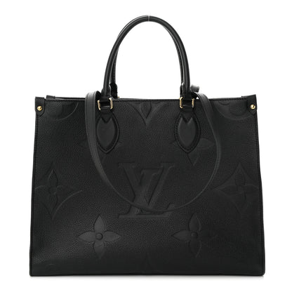Louis Vuitton Empreinte Monogram Giant Onthego MM Black 1 of 15