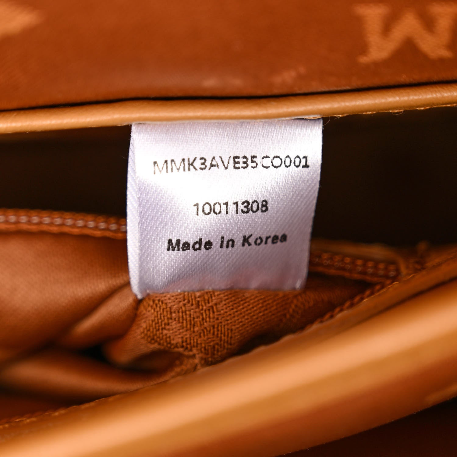 MCM Visetos Studded Small Stark Backpack Cognac 7 of 10