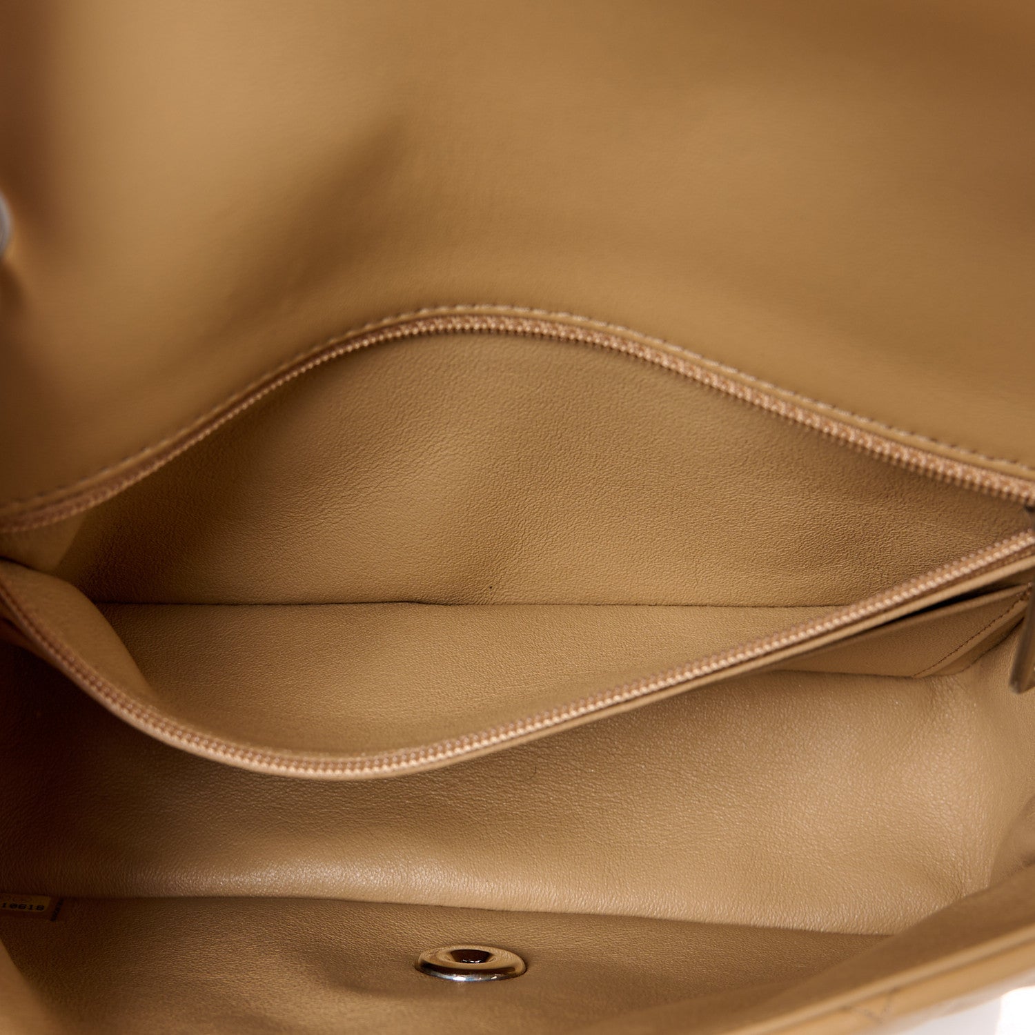 Chanel Lambskin Quilted Mini Rectangular Flap Beige 6 of 14